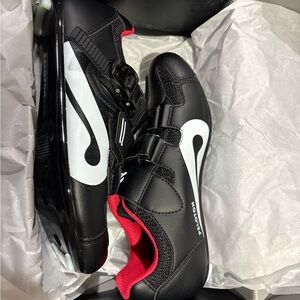 Peloton Black and White Cycling Shoes